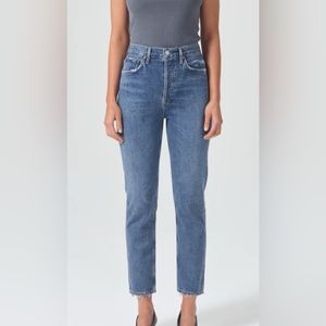 Riley High Rise Straight Crop